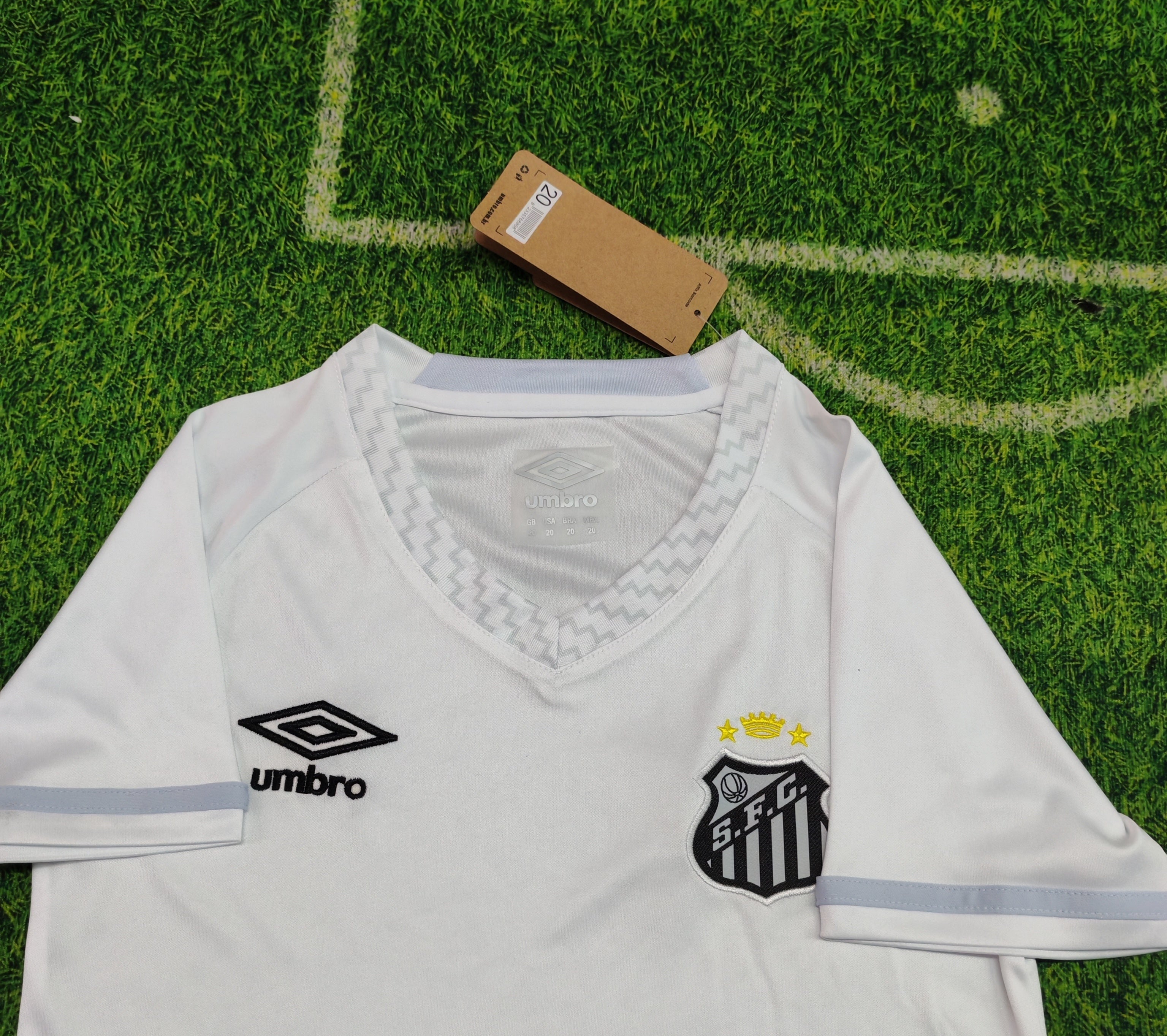 Santos FC Home Kit 2025/2026 Kids – All White Football Set