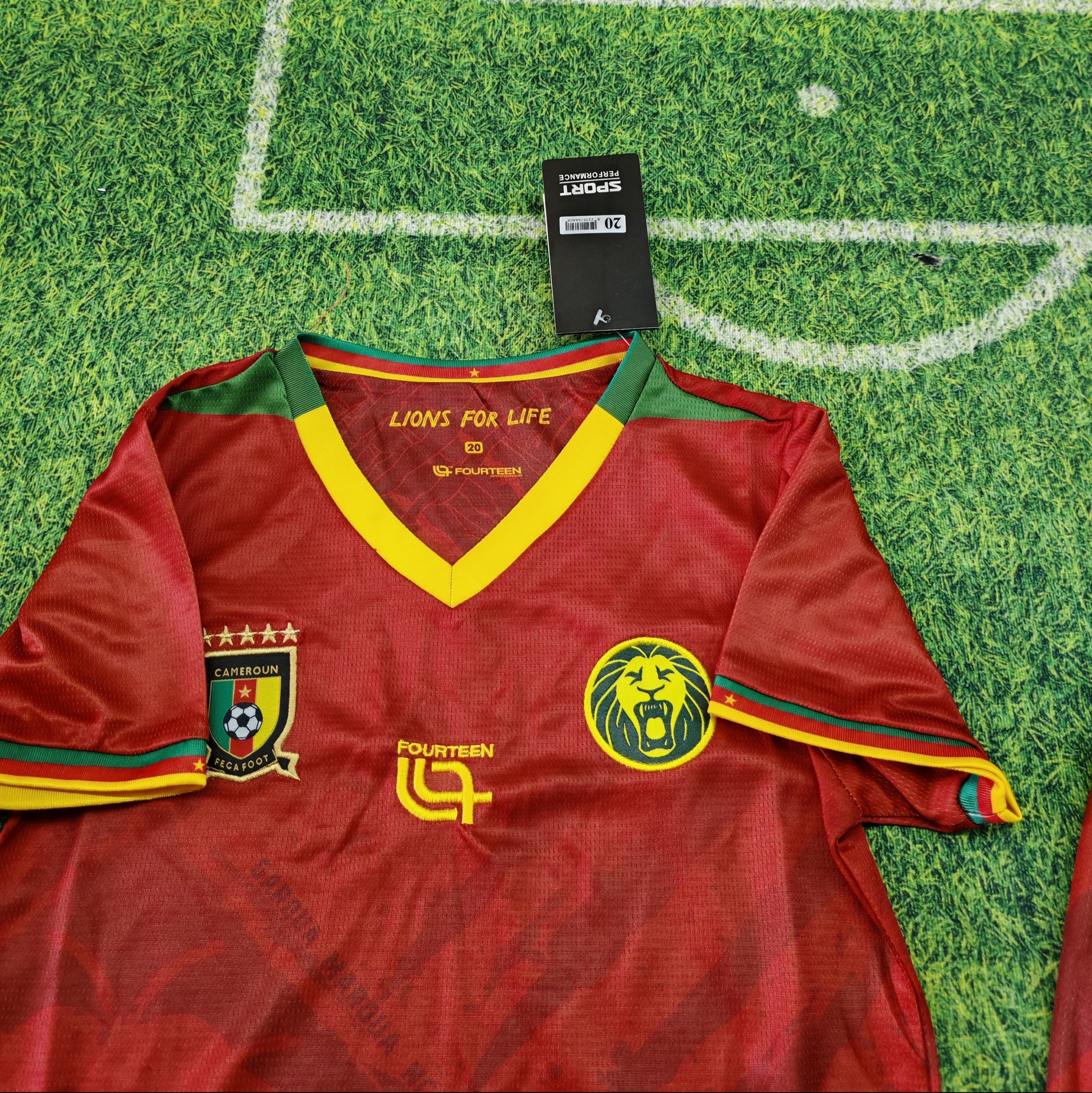 Cameroon 2025/26 Away Kit Set Kids