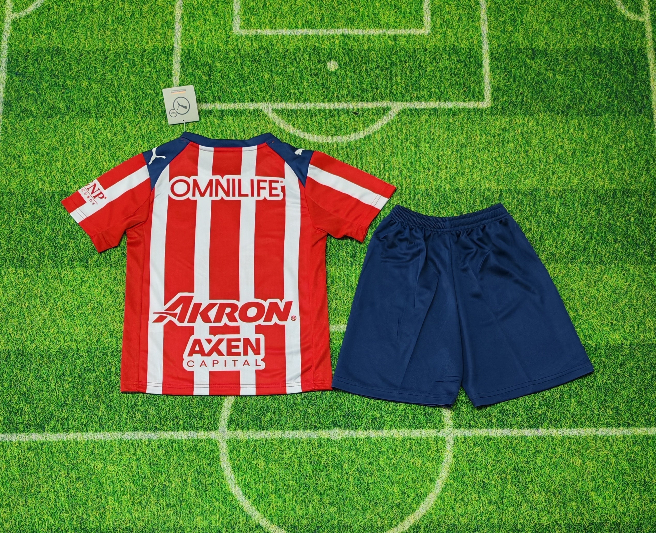 Chivas Guadalajara Home Kit 2025/26 Kids – Red/White