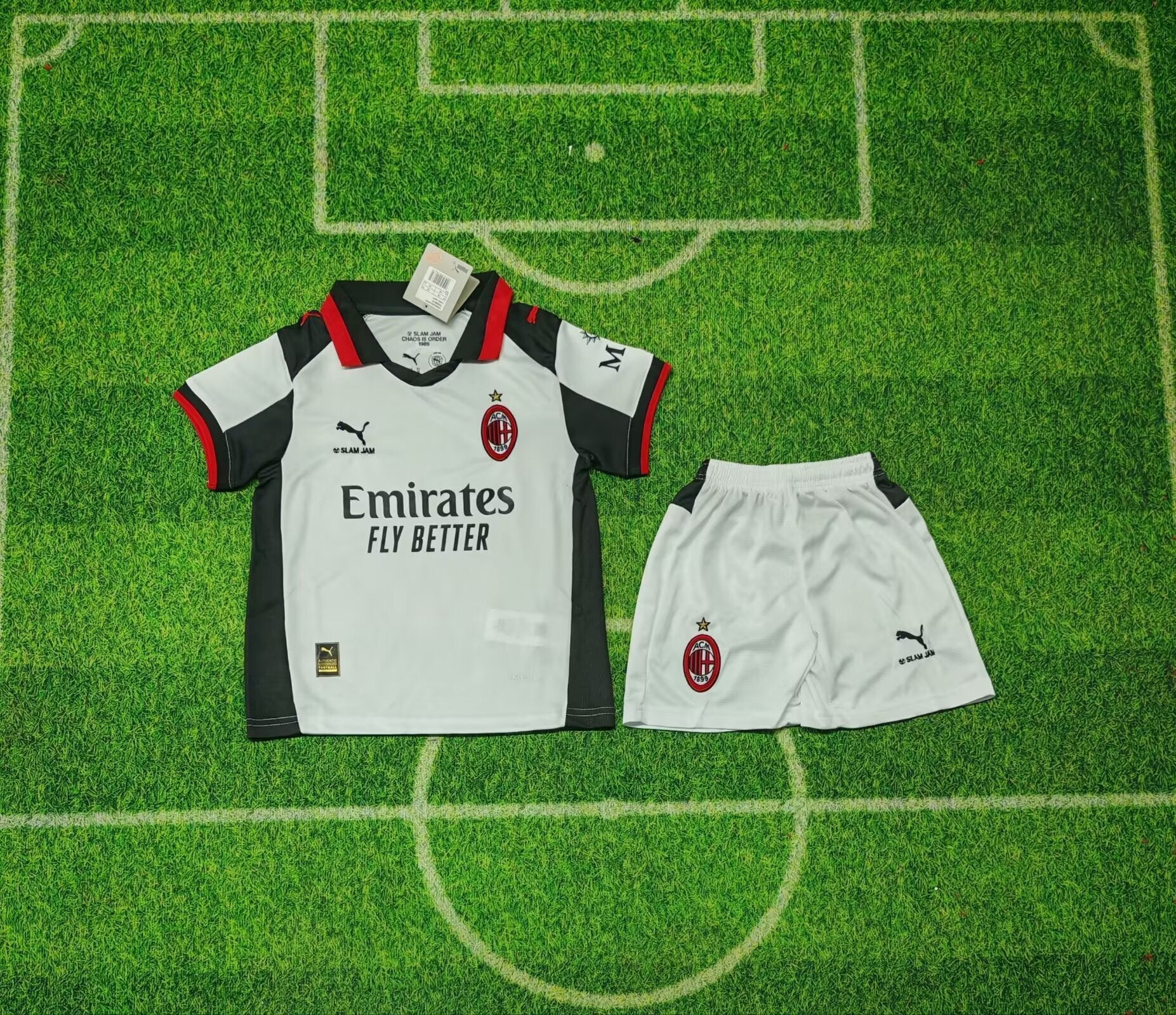 AC Milan 2025/26 Fourth Kit Set Kids