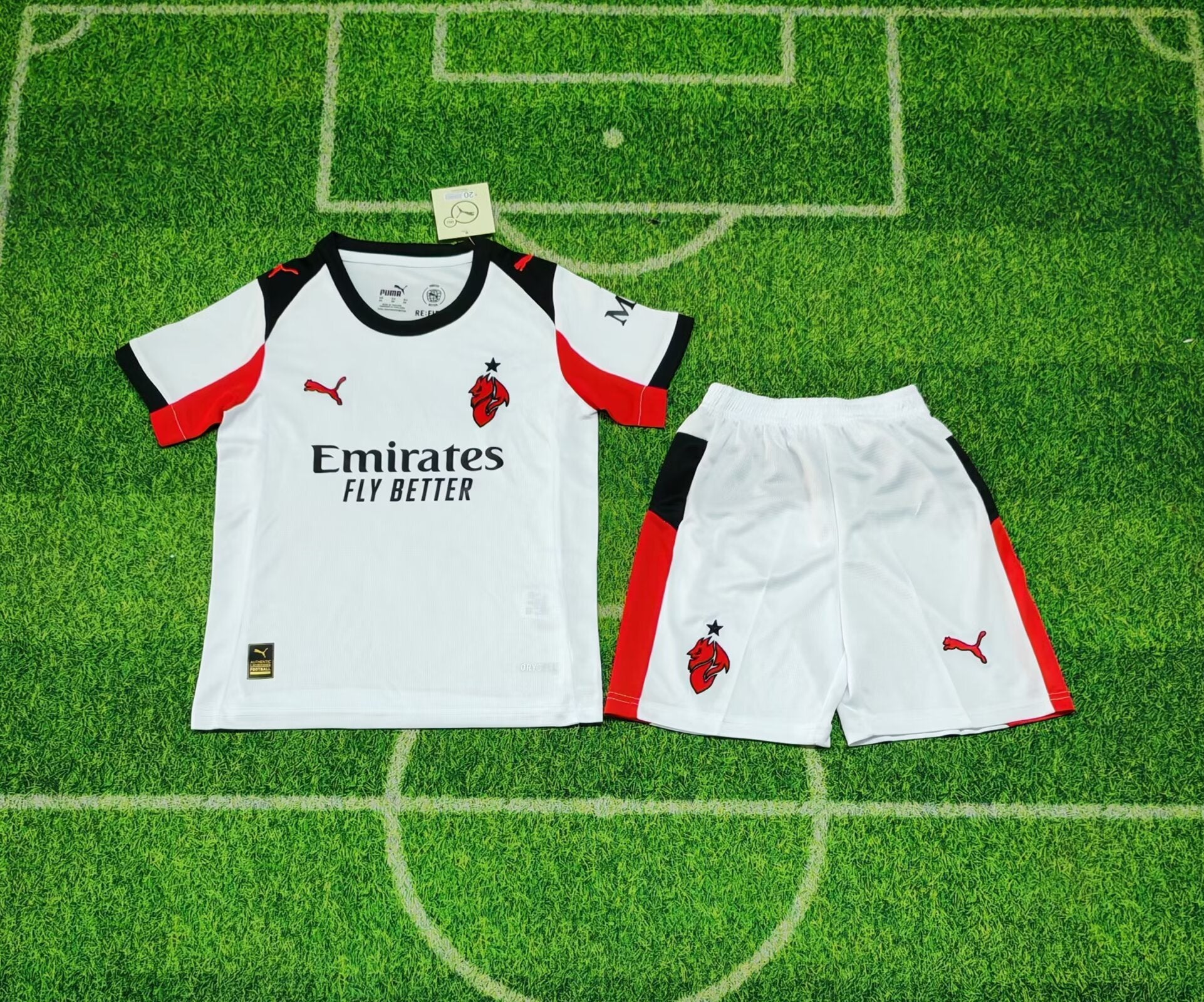 AC Milan 2025/26 Away Kit Set Kids