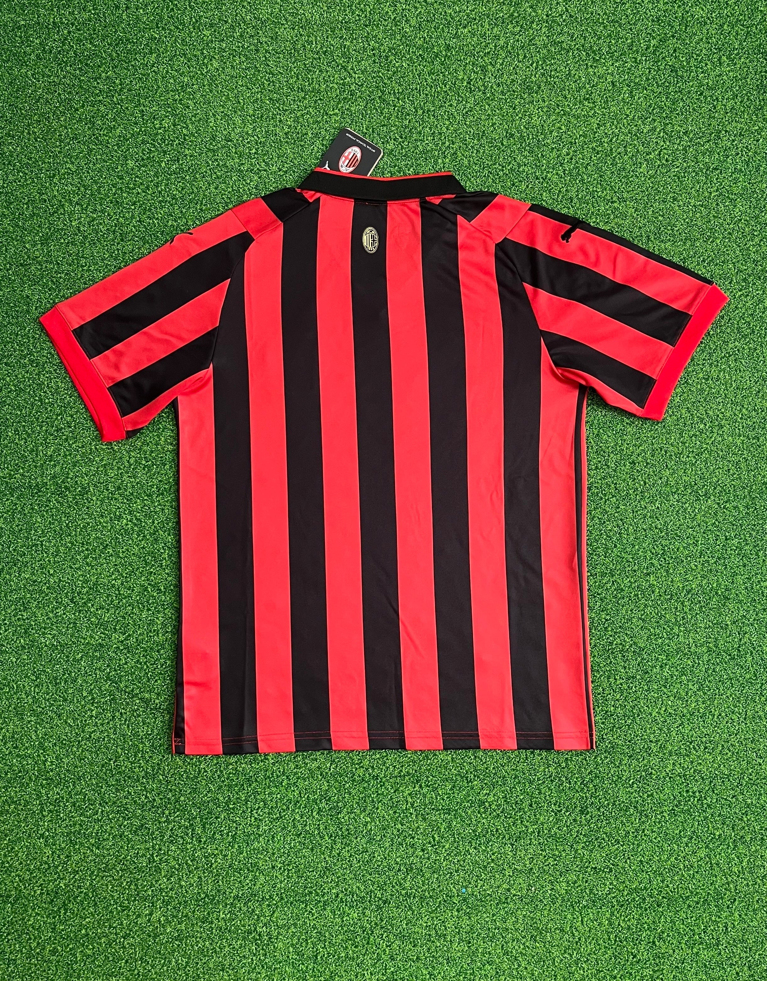 AC Milan Home Shirt Retro Stripes Red/Black