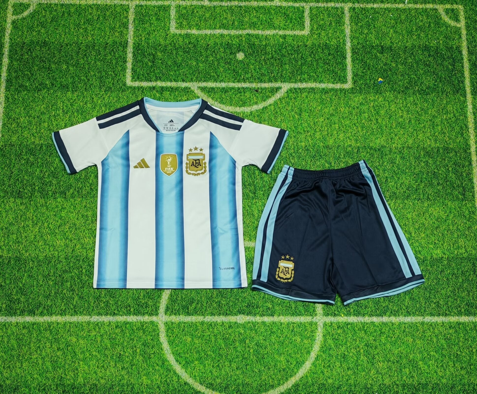 Argentina 2025/26 Home Kit Set Kids (Alternate Collar)