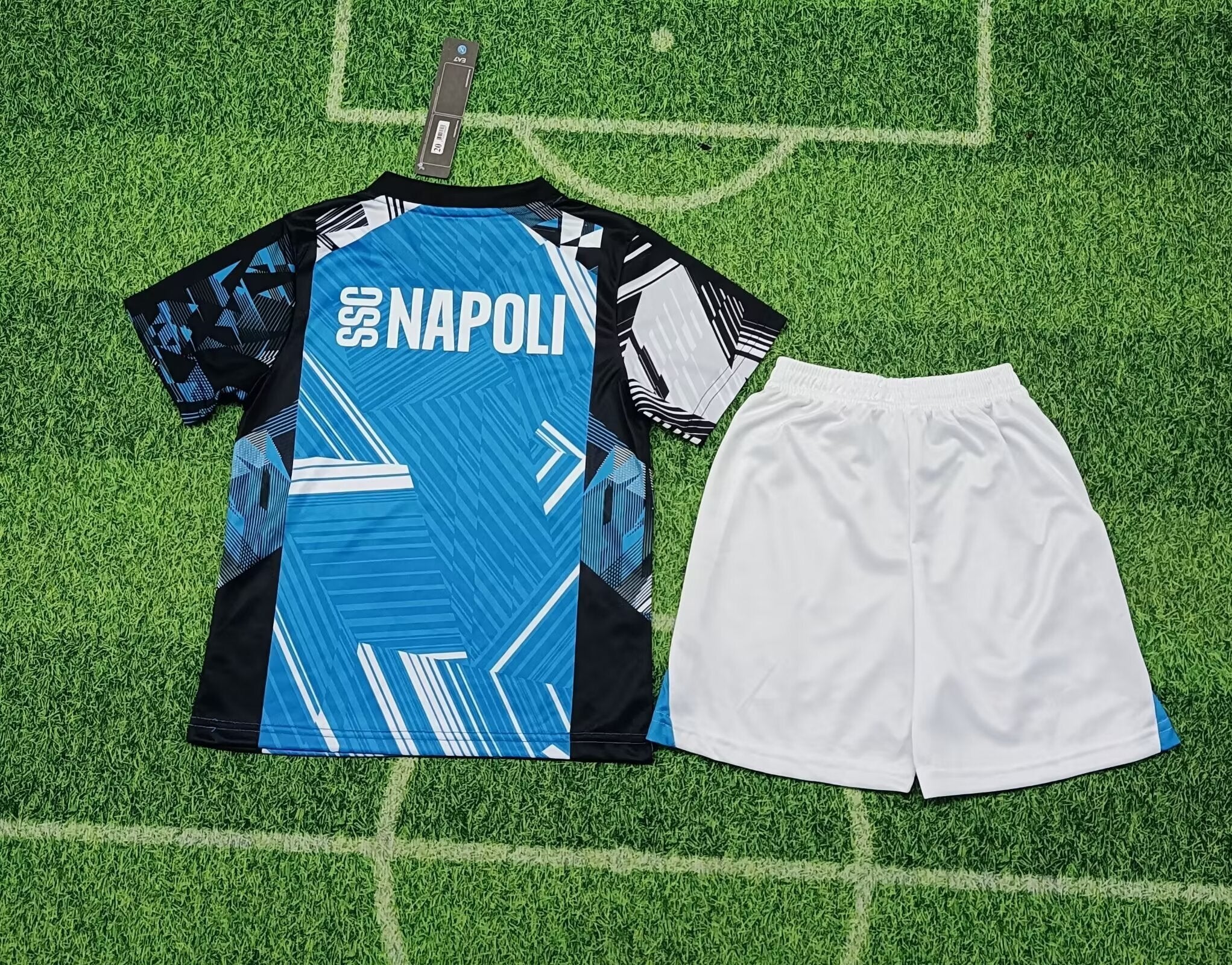 Napoli 2025/26 Prematch Kit Set Kids