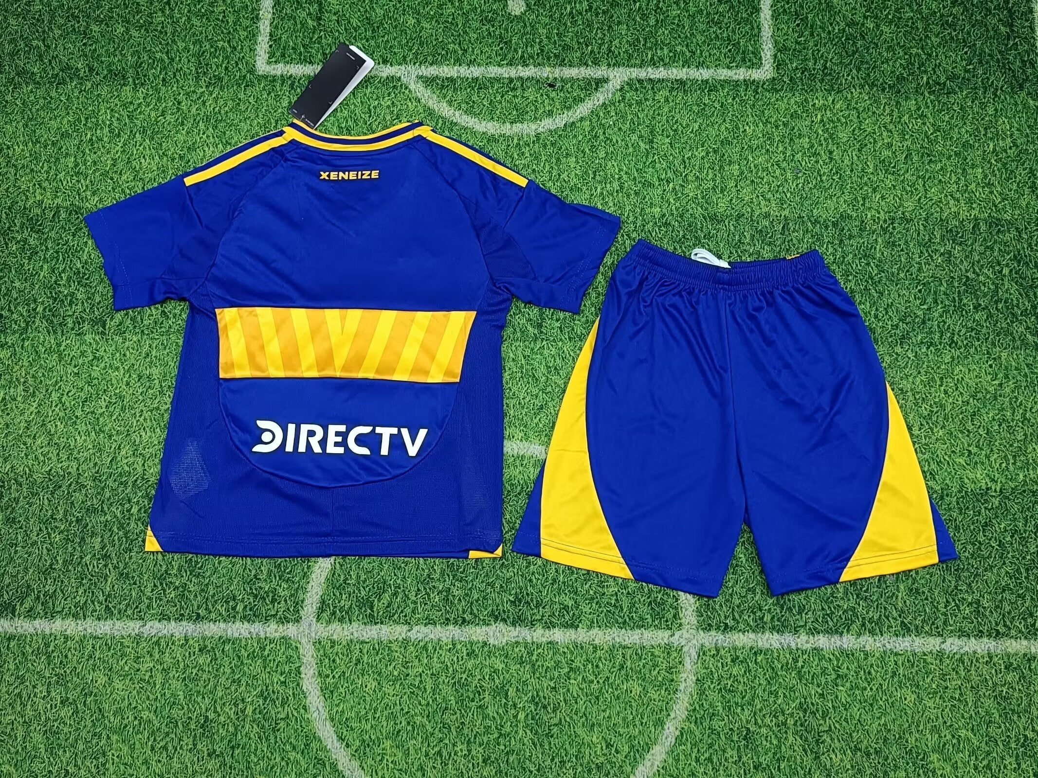 Boca Juniors Home Kit 2023/2024 Kids – Blue/Yellow Football Set