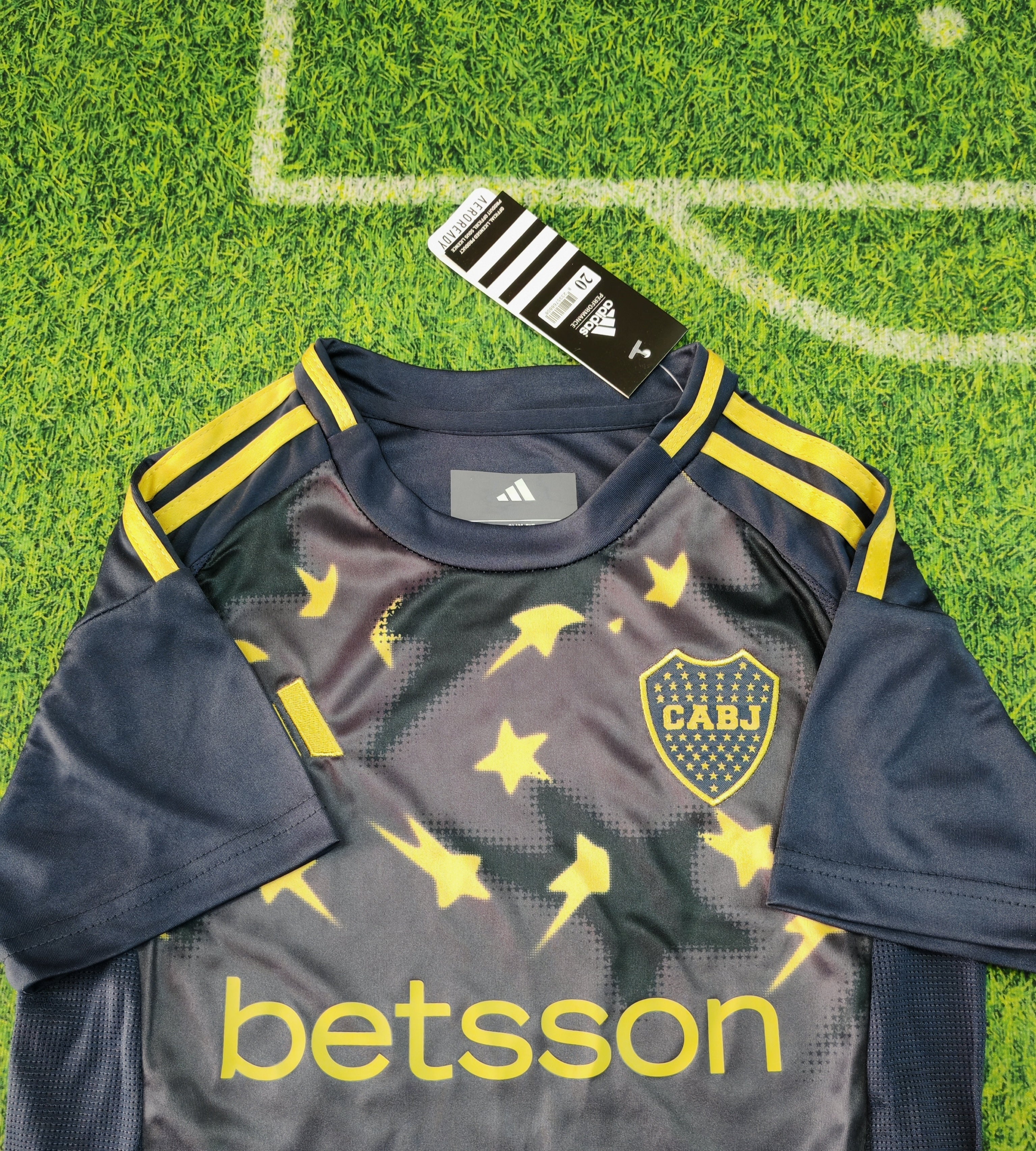 Boca Juniors Special Edition Kit 2024/2025 Kids – Black/Yellow Football Set