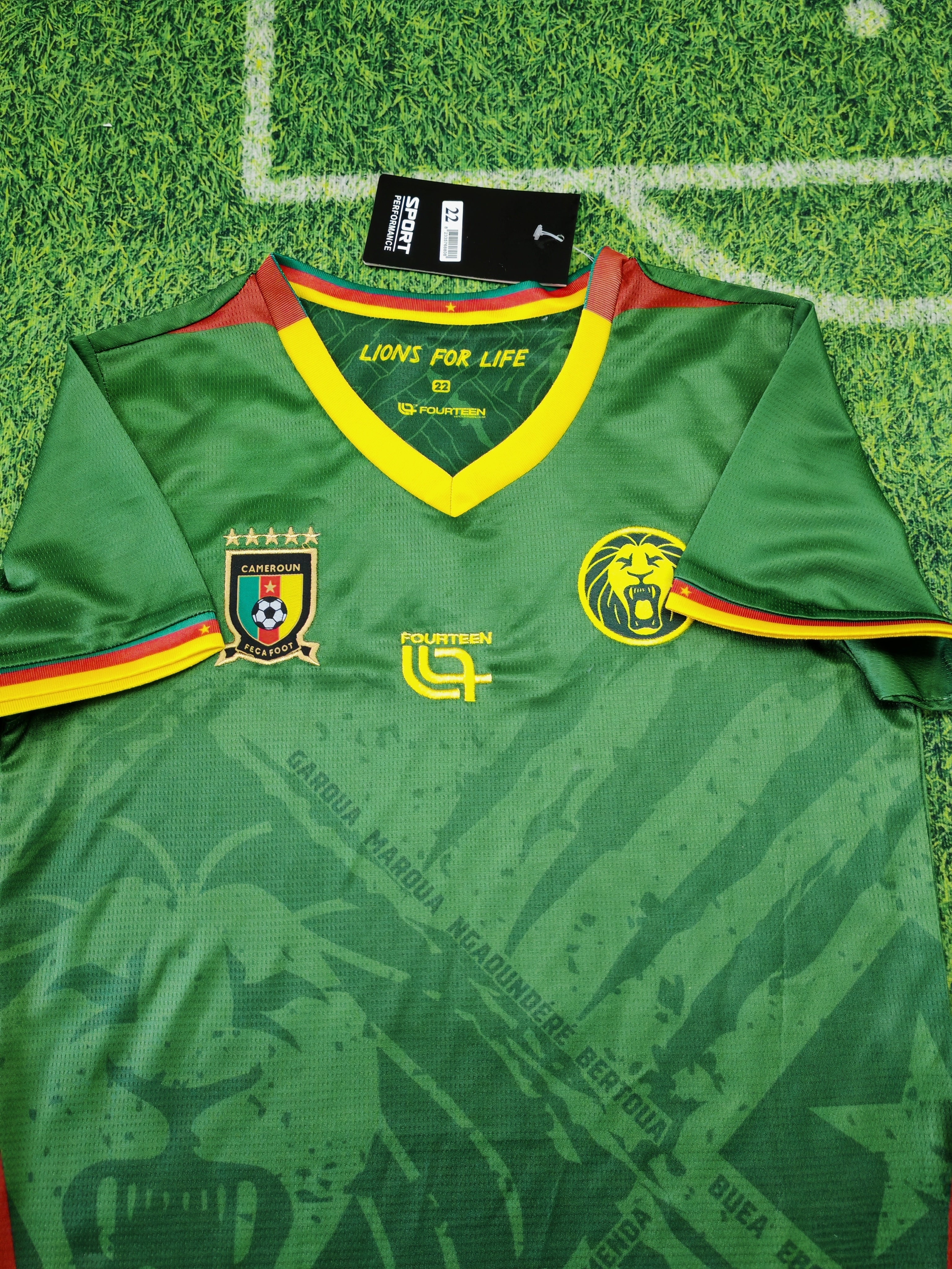 Cameroon 2025/26 Home Kit Set Kids