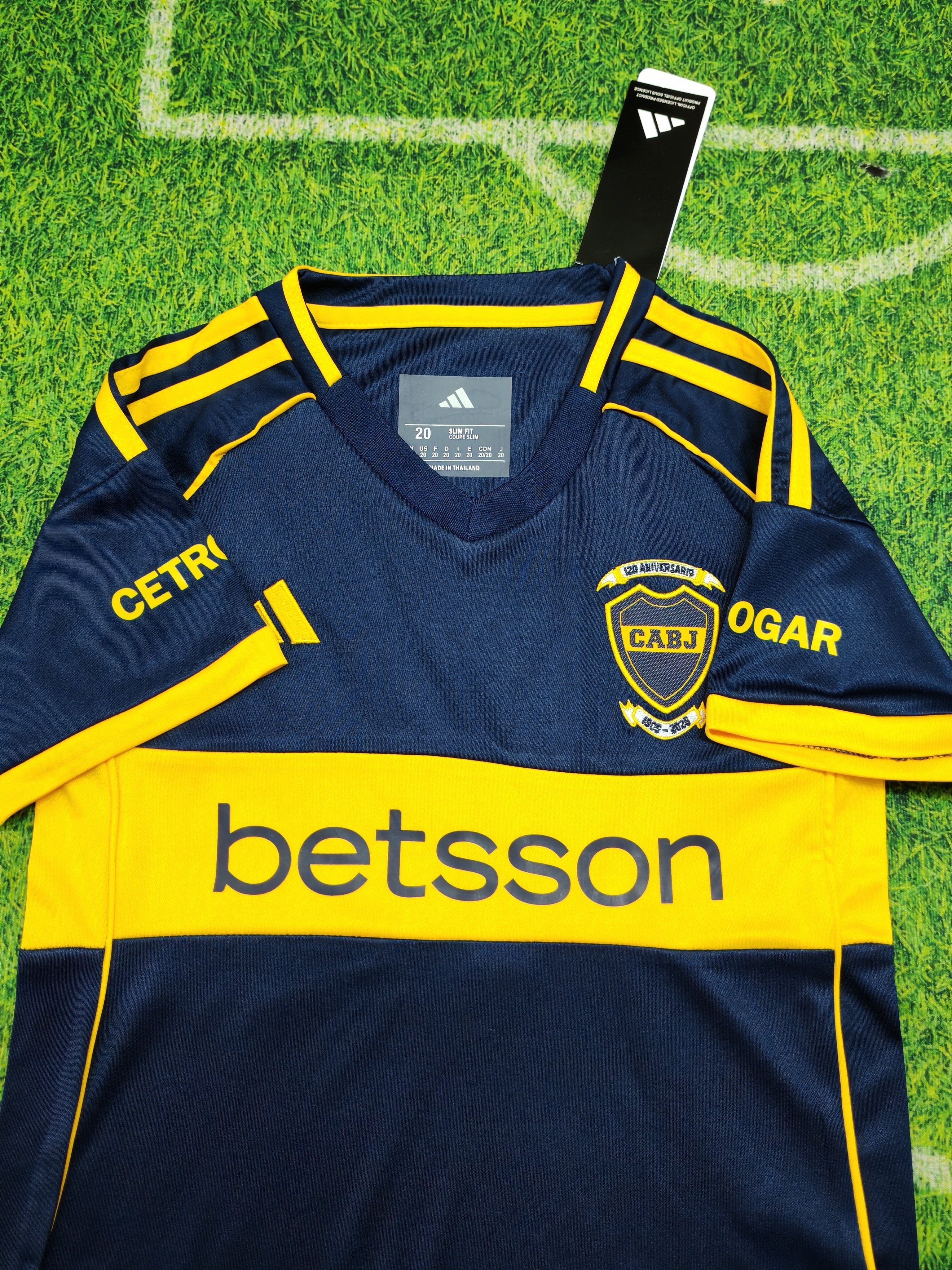 Boca Juniors Home Kit 2024/2025 Kids – Blue/Yellow Football Set