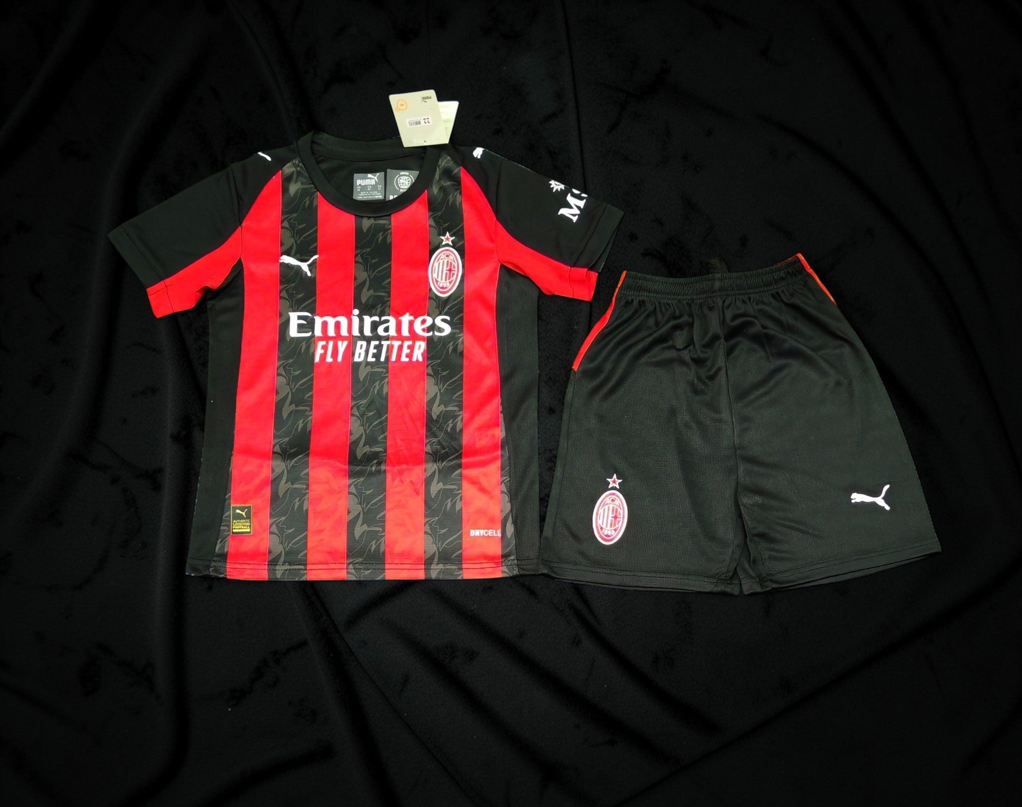AC Milan 2025/26 Home Kit Set Kids