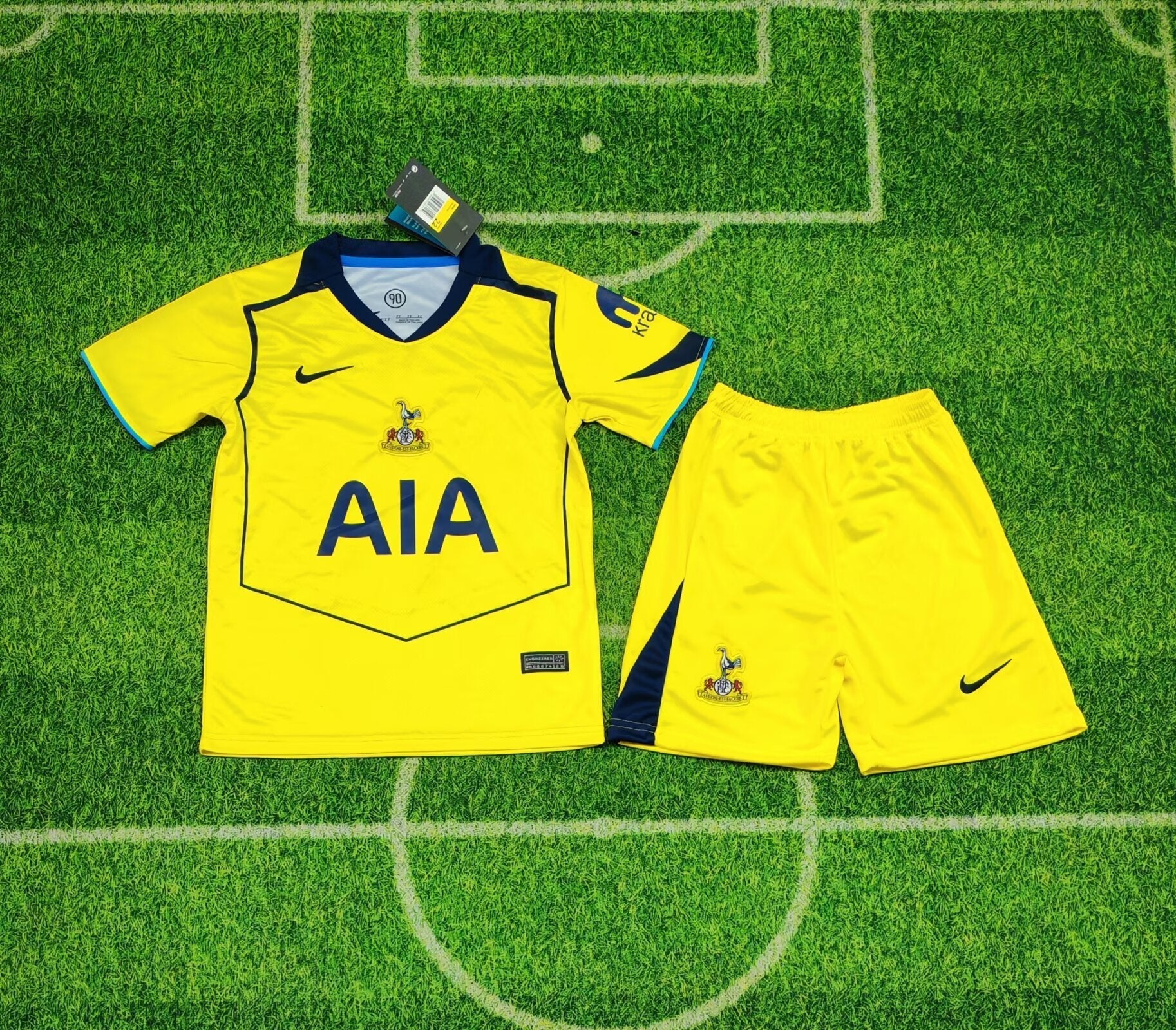 Tottenham Hotspur 2025/26 Third Kit Kids – Yellow