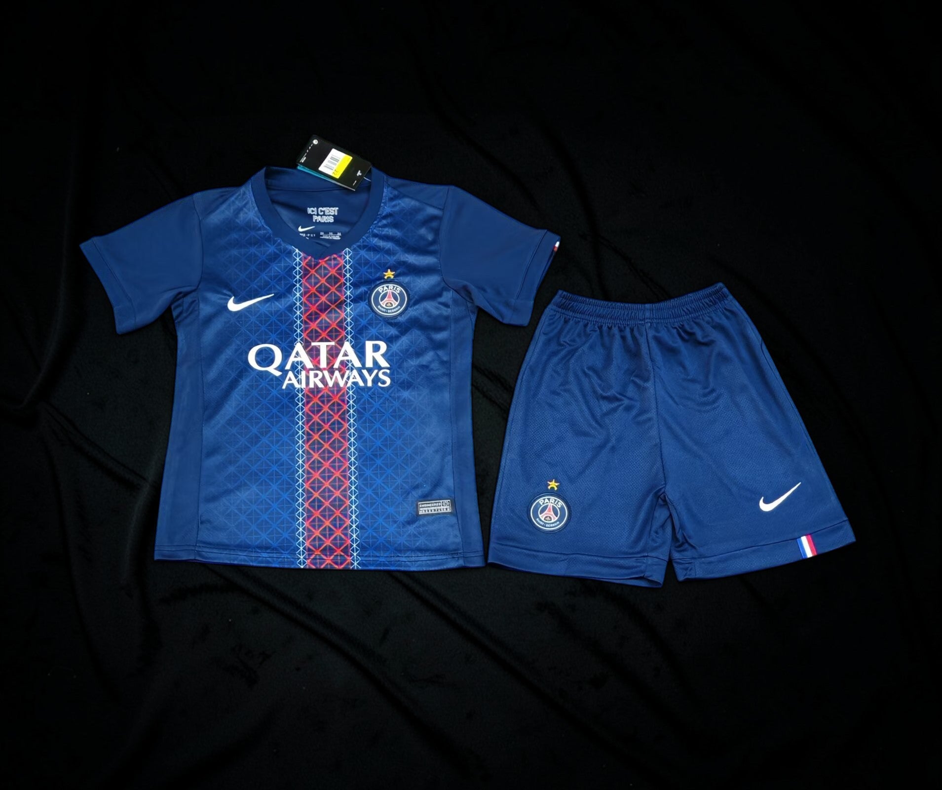 Paris Saint-Germain 2025/26 Home Kit Kids – Blue