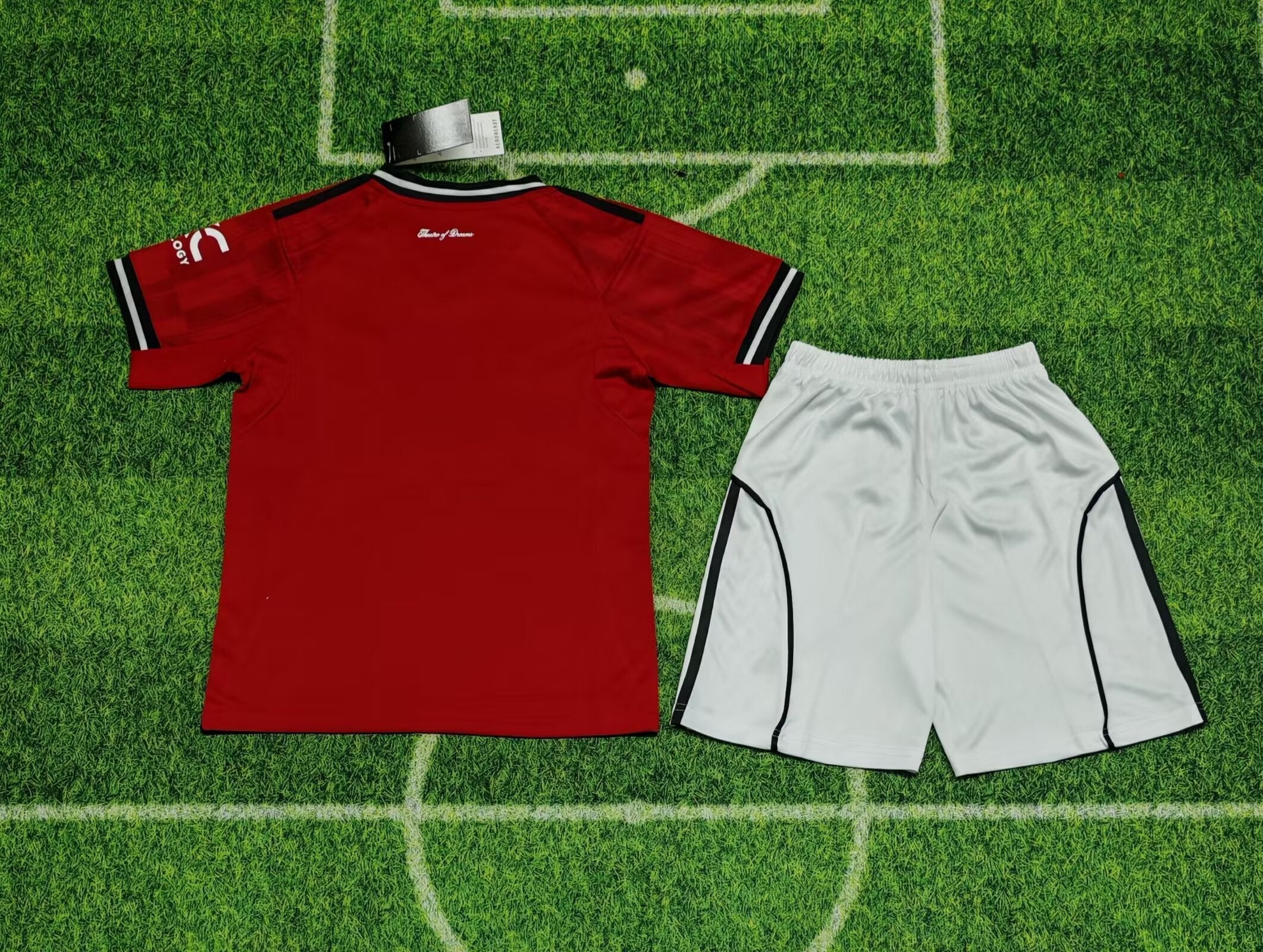 Manchester United 2025/26 Home Kit Kids Set – Red/White