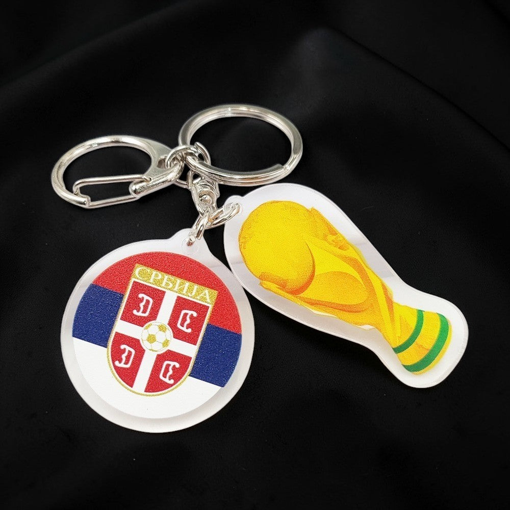 Serbia Keychain Set