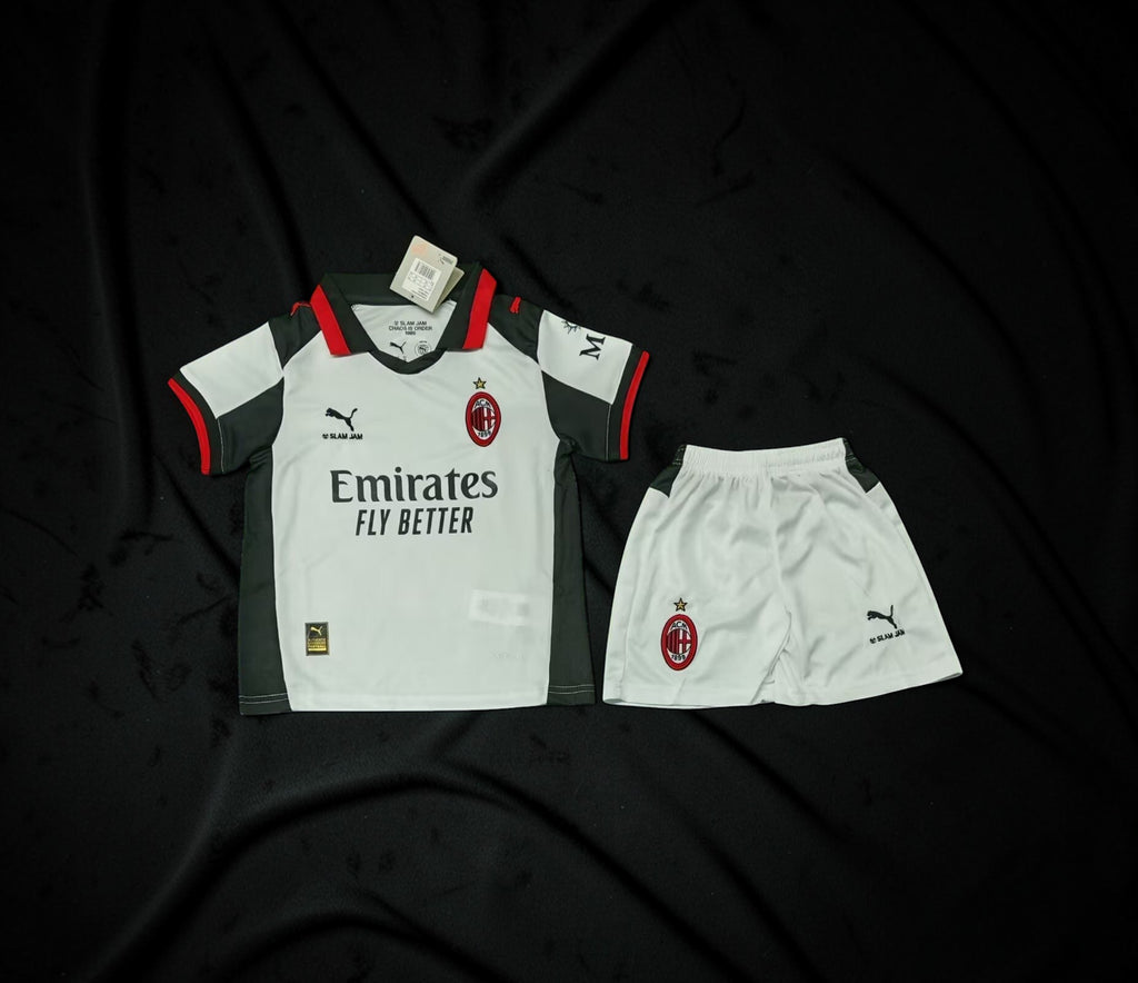 AC Milan 2025/26 Fourth Kit Set Kids