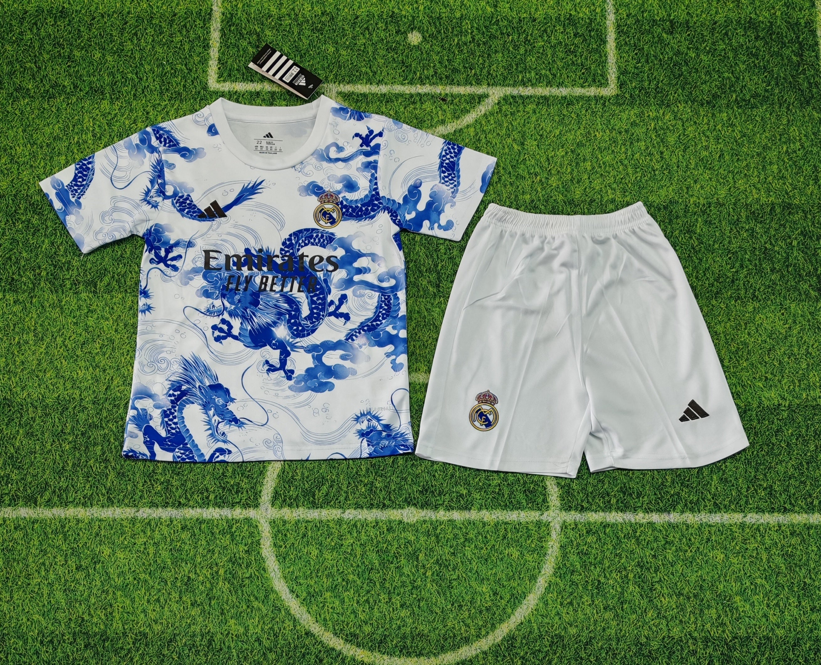 Real Madrid Special Edition 2025/26 Kids Kit – White/Blue