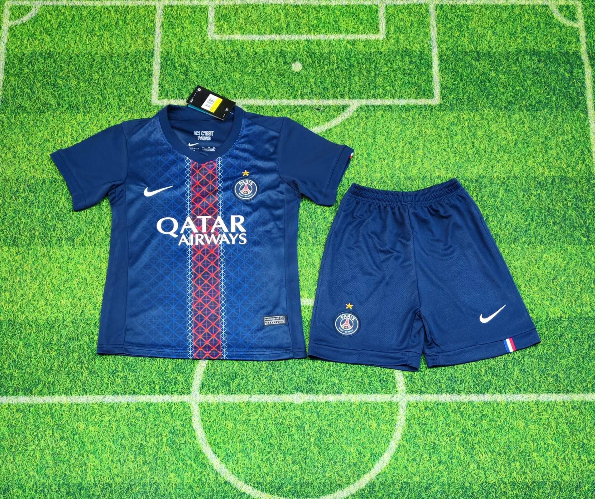 Paris Saint-Germain 2025/26 Home Kit Kids – Blue