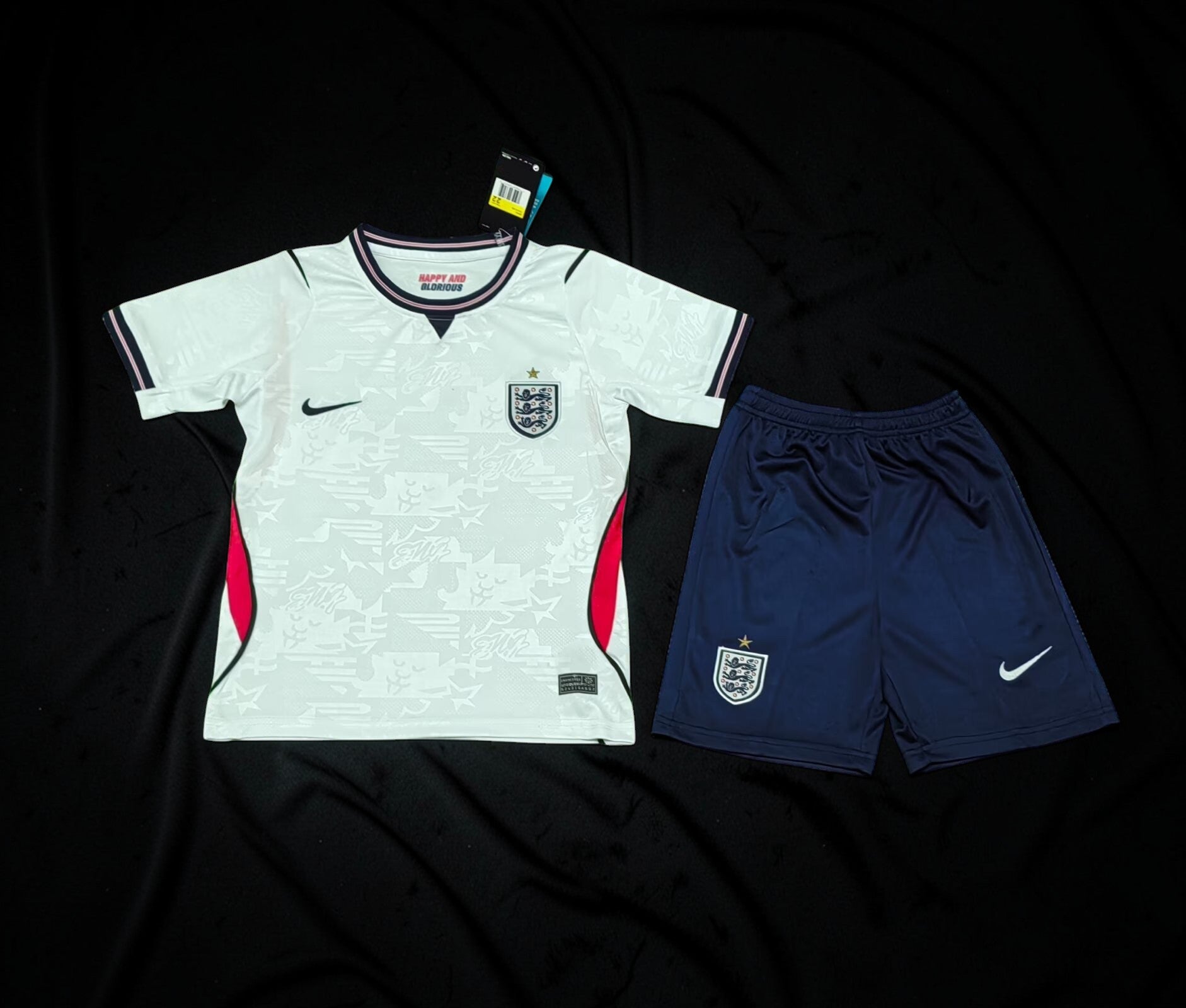England 2025/26 Home Kit Set Kids