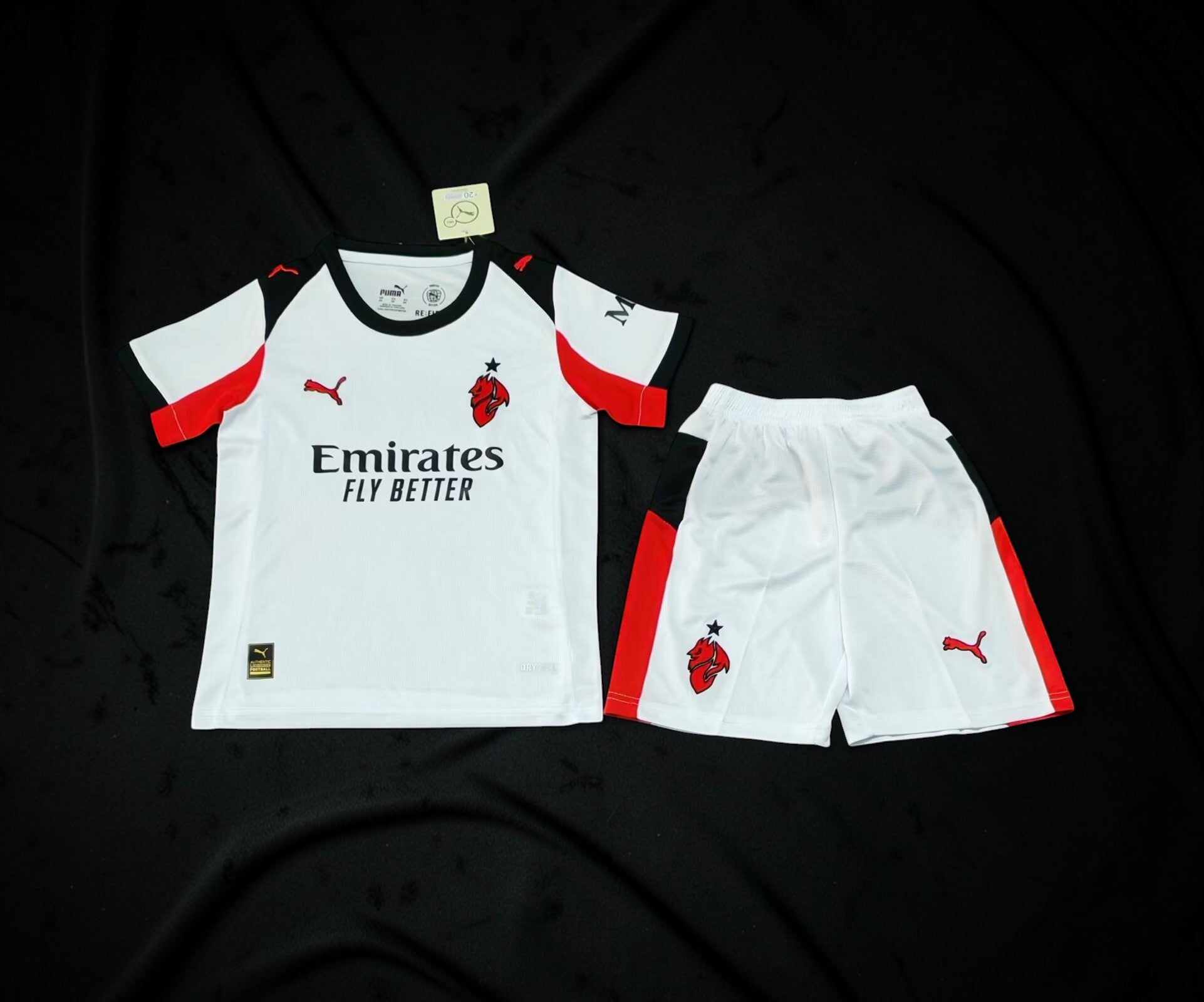 AC Milan 2025/26 Away Kit Set Kids